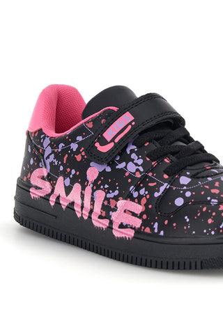 Sneakers Nero con stampa Pitt Kids K23670