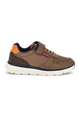 Sneakers marroni con dettagli arancioni Levi's Vorl0032S