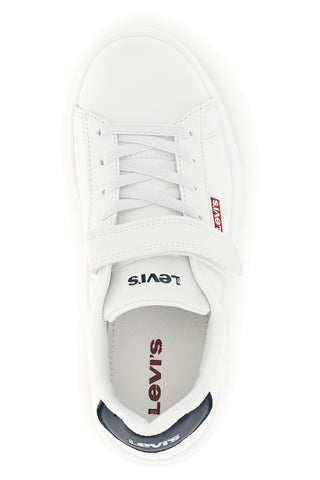 Sneakers bianche con dettagli blu Levi's Vave026