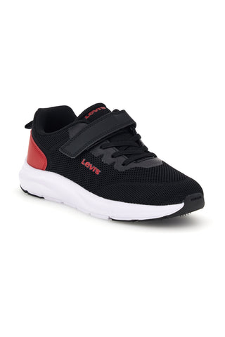 Sneakers nere e rosse in mesh Levi's Hudson 20T