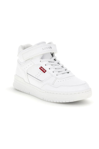 Sneakers alte bianche con logo laterale Levi's JOHN SE MID 28S