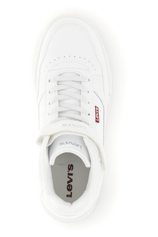 Sneakers alte bianche con logo laterale Levi's JOHN SE MID 28S
