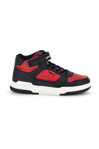 Sneakers alte nere e rosse Levi's JOHN SE MID 28S