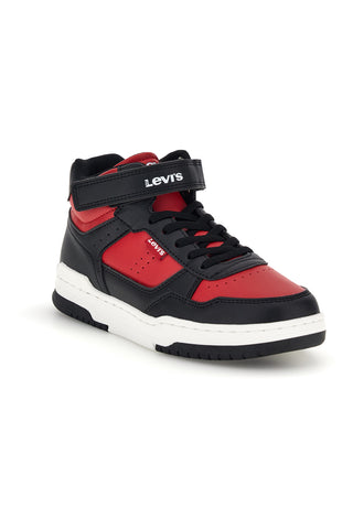 Sneakers alte nere e rosse Levi's JOHN SE MID 28S