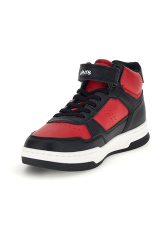 Sneakers alte nere e rosse Levi's JOHN SE MID 28S