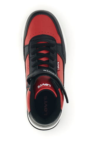 Sneakers alte nere e rosse Levi's JOHN SE MID 28S