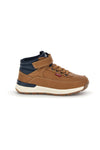 Sneakers alte cuoio con dettagli blu Levi's ASCOT MINI 132S