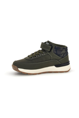 Sneakers alte verde militare con dettagli camouflage Levi's ASCOT MINI 132S