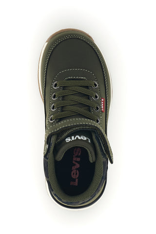 Sneakers alte verde militare con dettagli camouflage Levi's ASCOT MINI 132S
