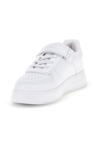 Weiße Sneaker mit Klettverschluss und Verzierungen von Mkids MJ65018