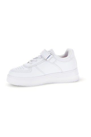 Weiße Sneaker mit Klettverschluss und Verzierungen von Mkids MJ65018