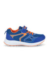 Sneakers blu con dettagli arancioni Pitt kids PK6740A