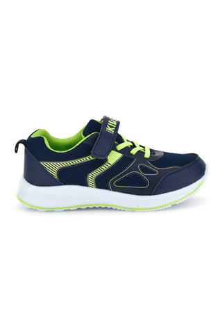 Scarpe sportive blu con dettagli verdi Pitt kids PK6740B