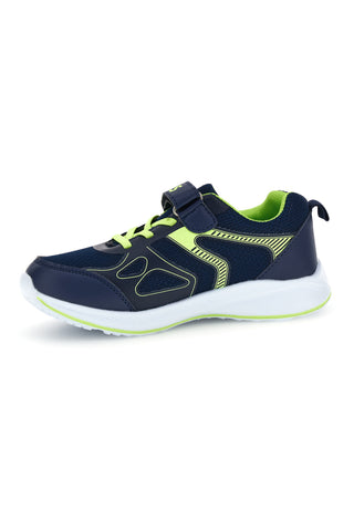 Scarpe sportive blu con dettagli verdi Pitt kids PK6740B