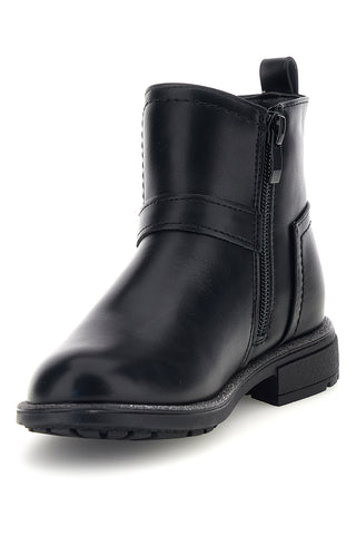 Schwarze Stiefeletten mit Herzschnalle und Schmetterlingsapplikationen „Grazie Girl“ 456670