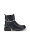 Stivaletti neri con catena Grazie girl 456634