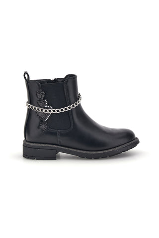 Stivaletti neri con catena Grazie girl 456634