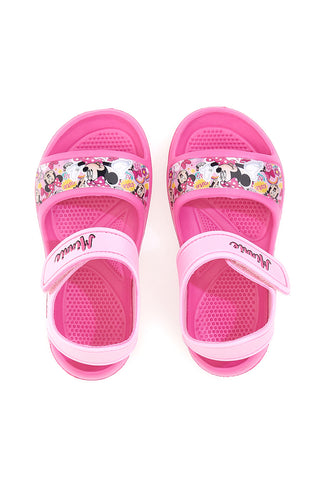 Disney 3010158 Rosa Minnie-Gummisandalen