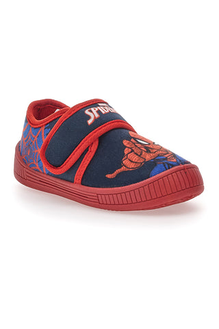 Blauer Klettverschluss-Slipper von Disney Spiderman