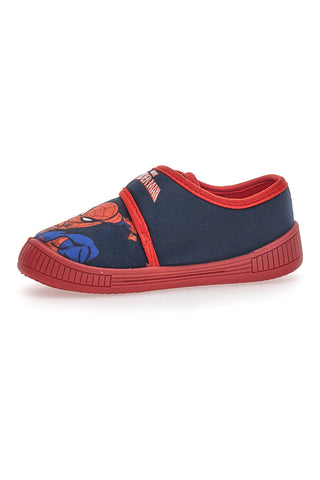 Blauer Klettverschluss-Slipper von Disney Spiderman