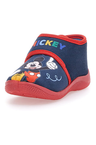 Blaue und rote „First Steps Mickey“-Hausschuhe 14403