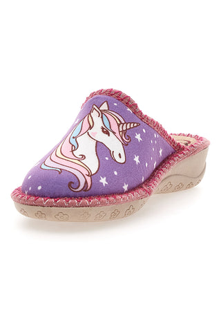 Pantofole Unicorno Still Blu 2830011
