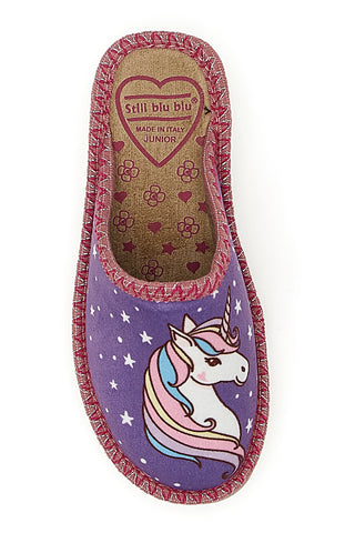 Einhorn-Hausschuhe Still Blue 2830011