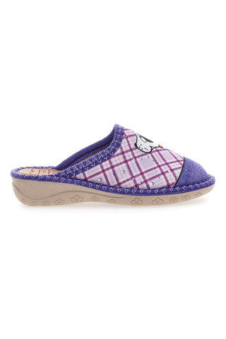 Viola Still Blaue Hausschuhe 2830012