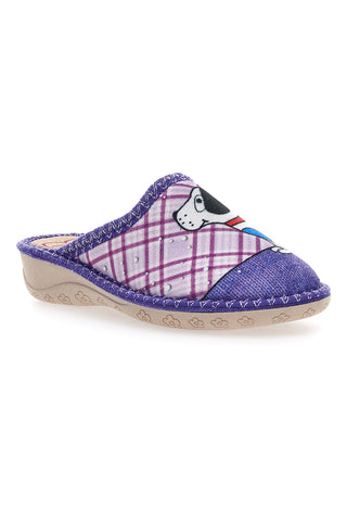 Viola Still Blaue Hausschuhe 2830012