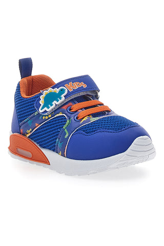 Blaue Sneakers mit Dinosauriermuster Pitt Kids 2380