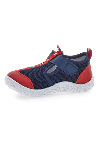 Pitt Kids 1006 First Steps Turnschuhe in Blau und Rot