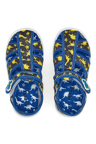 Pitt Kids Blaue halboffene Sandalen 2492