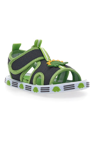 Sandali Primi Passi Grigi e Verdi Pitt Kids 2635