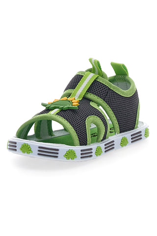 Sandali Primi Passi Grigi e Verdi Pitt Kids 2635