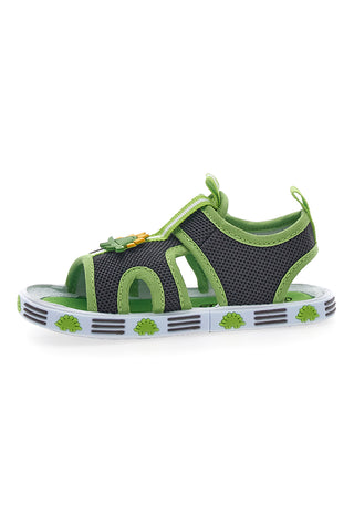 Sandali Primi Passi Grigi e Verdi Pitt Kids 2635