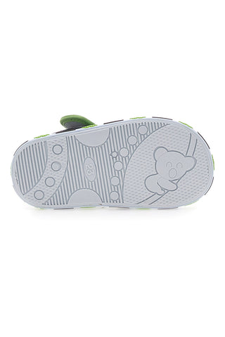 Sandali Primi Passi Grigi e Verdi Pitt Kids 2635