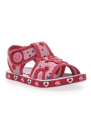 Rosa Stoffsandalen Pitt Kids 2870