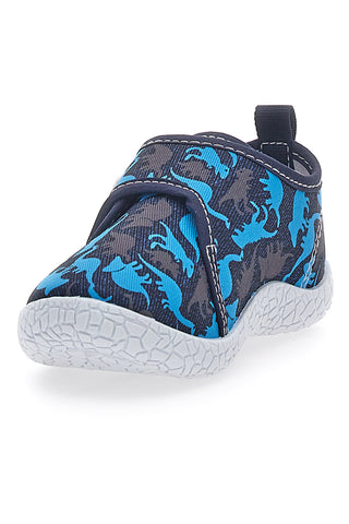 Blaue Sneakers mit Dinosauriern Pitt Kids 2672