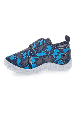 Blaue Sneakers mit Dinosauriern Pitt Kids 2672