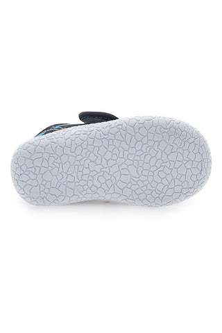 Blaue Sneakers mit Dinosauriern Pitt Kids 2672