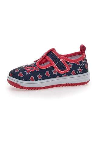 Erste Schritte Schuhe Jeans und Fuchsia in Snoopy Canvas 2216111