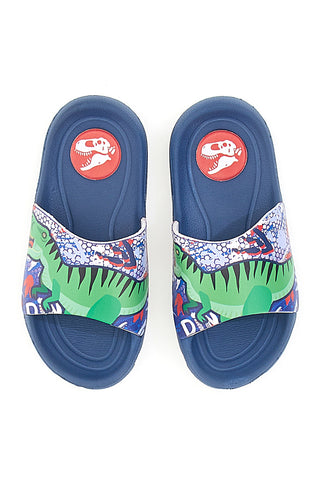 Blaue Hausschuhe mit Band Disney Dinosaurier 8020011