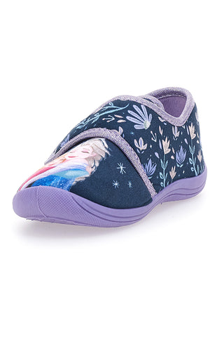 Blaue und violette Schuhe für die ersten Schritte mit FROZEN-Aufdruck 18FII4S41LA