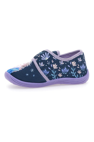 Scarpe Primi Passi Blu e Viola con stampa FROZEN 18FII4S41LA