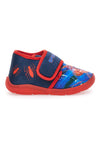 Rote und blaue Schuhe für erste Schritte mit Klettverschluss SPIDERMAN 16SP4S13LB