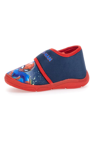 Rote und blaue Schuhe für erste Schritte mit Klettverschluss SPIDERMAN 16SP4S13LB
