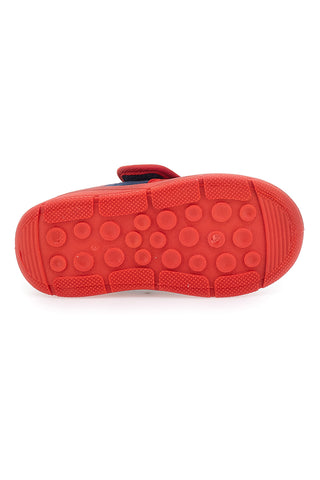 Rote und blaue Schuhe für erste Schritte mit Klettverschluss SPIDERMAN 16SP4S13LB