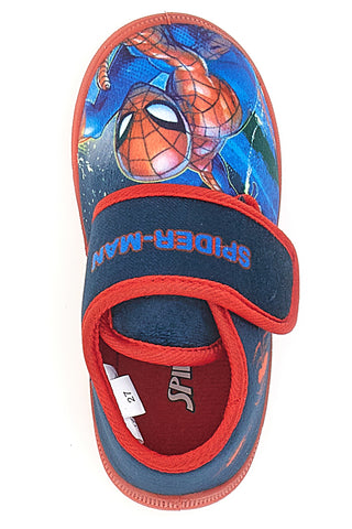 Rote und blaue Schuhe für erste Schritte mit Klettverschluss SPIDERMAN 16SP4S13LB