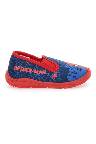 Rote und blaue Erste-Schritte-Schuhe mit seitlichen Gummibändern SPIDERMAN 18SP4S18LA