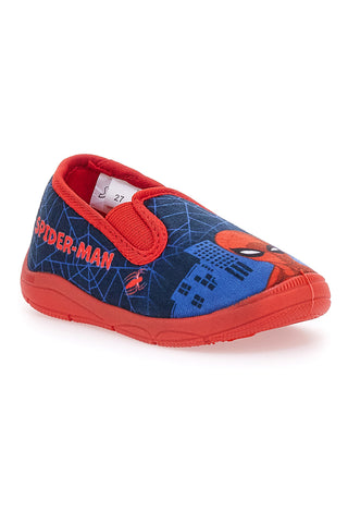 Rote und blaue Erste-Schritte-Schuhe mit seitlichen Gummibändern SPIDERMAN 18SP4S18LA